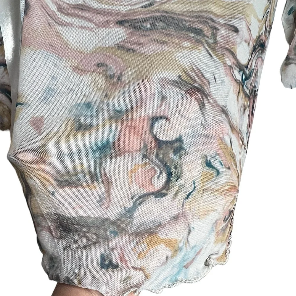 Art Class Sheer Top